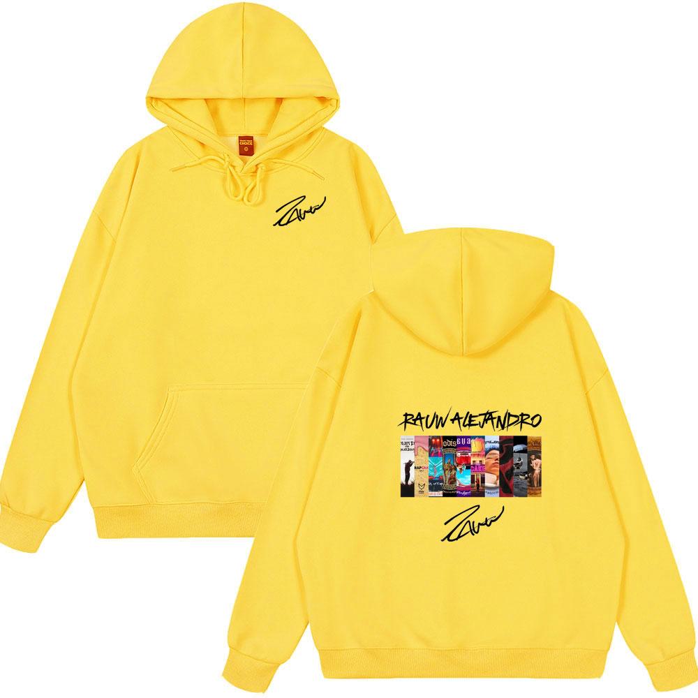 2025 RauwAlejandro Album Cover Print Hoodie Men Women Clothing Fashion Long Sleeve Couple Sweatshirts Oversized Loose Streetwear