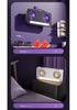 Dual-Head USB Rechargeable Desktop Fan with Fill Light and Large Airflow