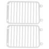 Metal Front Headlight Grille Light Cover for TRAXXAS TRX6 TRX4 1 10 Crawler Car AccessorySilver