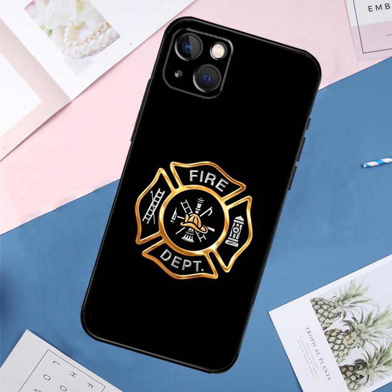 Чехол для телефона Пожарный Пожарная служба Пожарный Для iPhone 11 14 15 16 Pro Max 13 12 Mini XS X XR Plus Защитная крышка