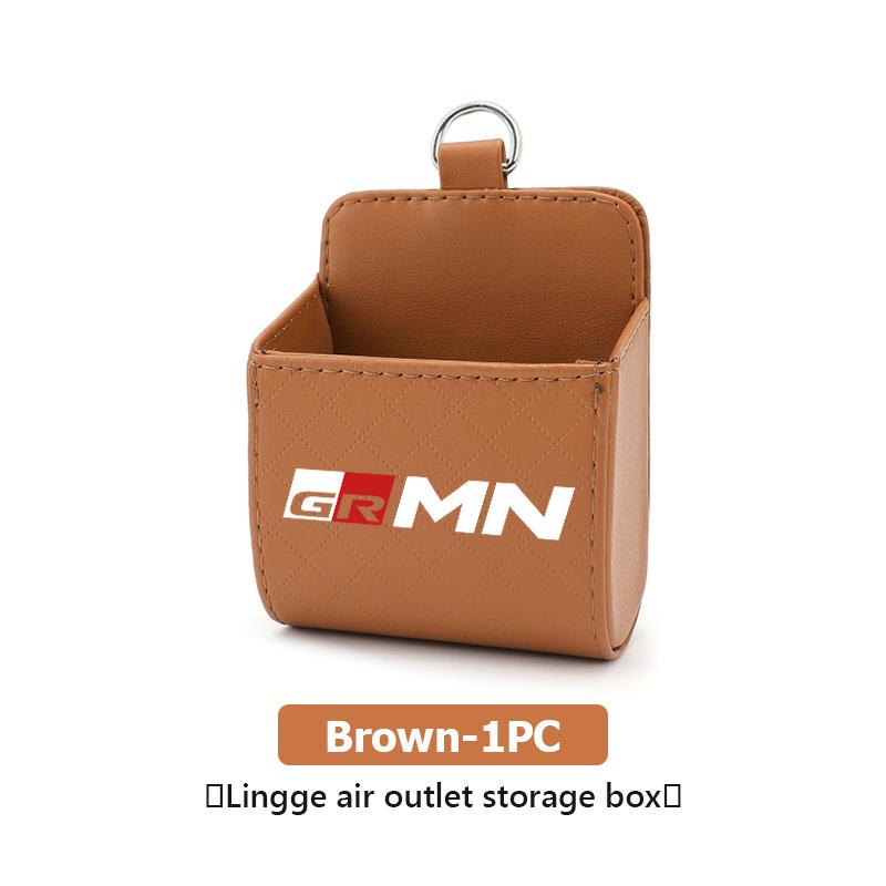 For Toyota Car Air Outlet Storage Box Phone Lipstick Lighter Organizer Crown Yaris Corolla Prius Auris CHR Avalon GR Camry