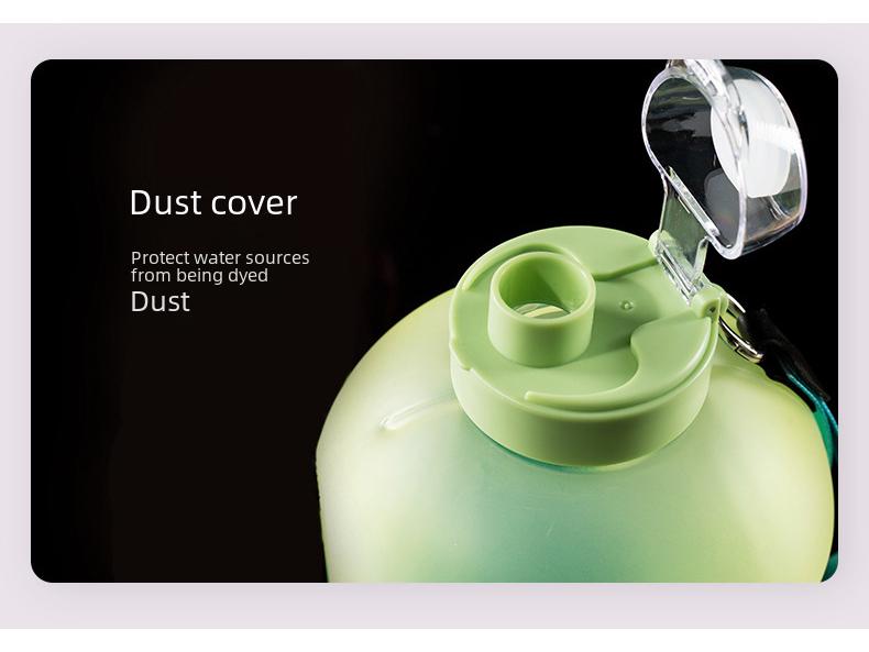 Спортивная бутылка для воды Gradient Summer 2023: Большая емкость, портативный, популярный дизайн