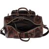 Leather Duffle Bags For Men's Leather Weekender Bag For Women Full Grain Overnight Sports Gym Duffle