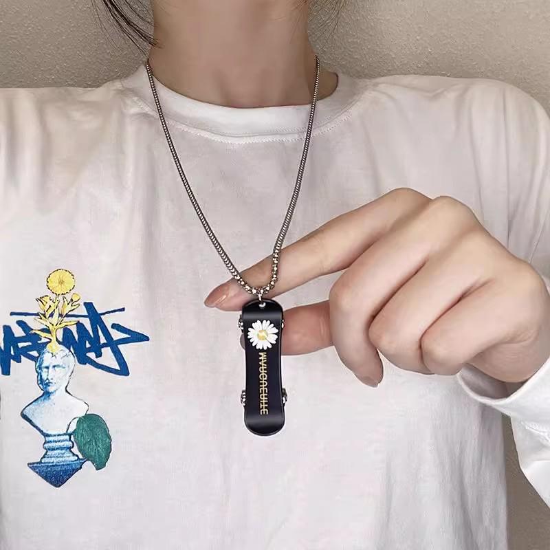 Модное мужское хип-хоп ожерелье из титановой стали - Стильный, универсальный и эмоциональный парный аксессуар.