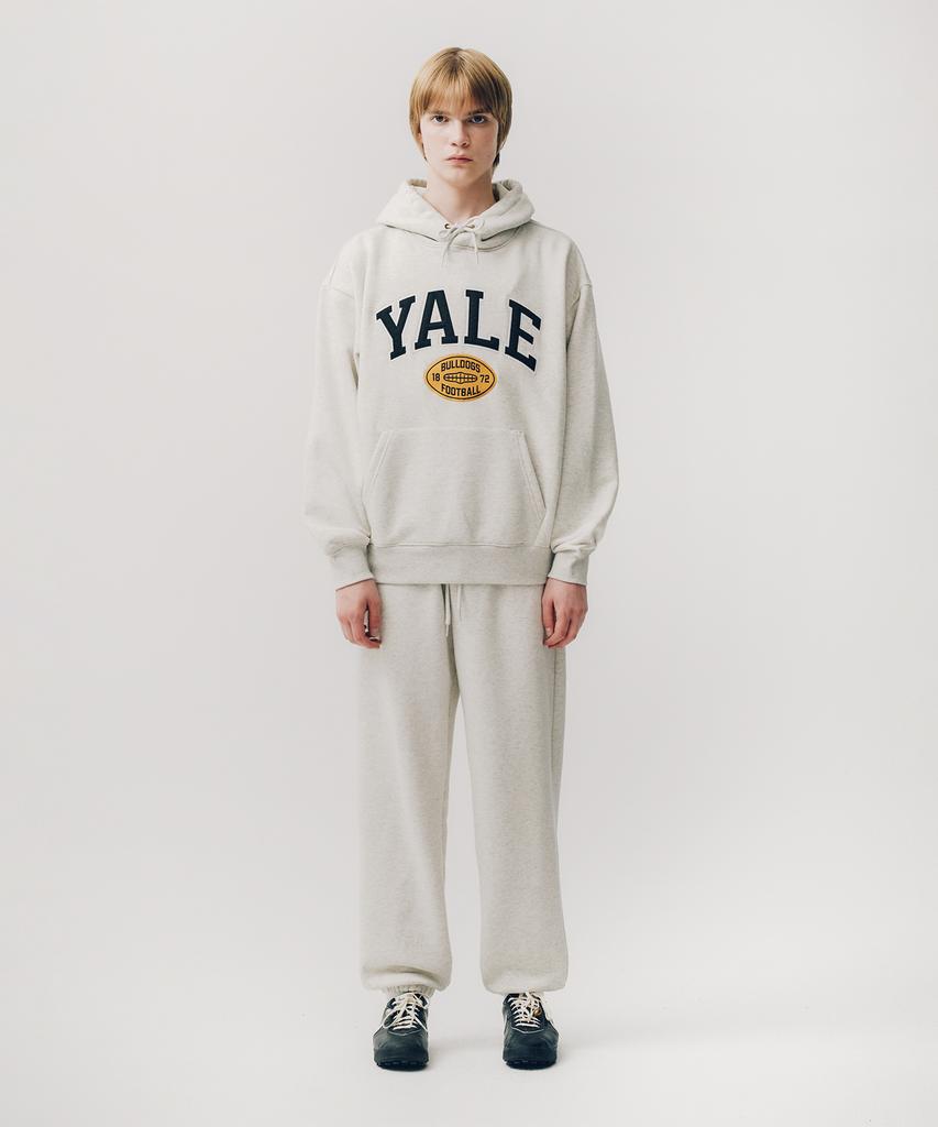 YALE Small Two-Tone Arch Sweatpants_Oatmeal