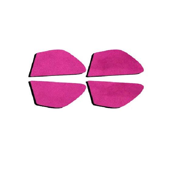 Inner Door Bowl Sticker Cover Trim 4PCS For Hyundai Elantra - Pink Suede