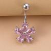 Stainless Steel Belly Button Rings Simple Body Piercing Jewelry Beach Navel Ring  For Women