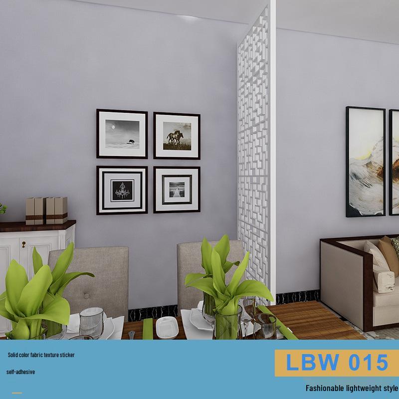 Solid Color Matte Wallpaper – Self-Adhesive, Waterproof, Washable, Thickened for Furniture Renovation