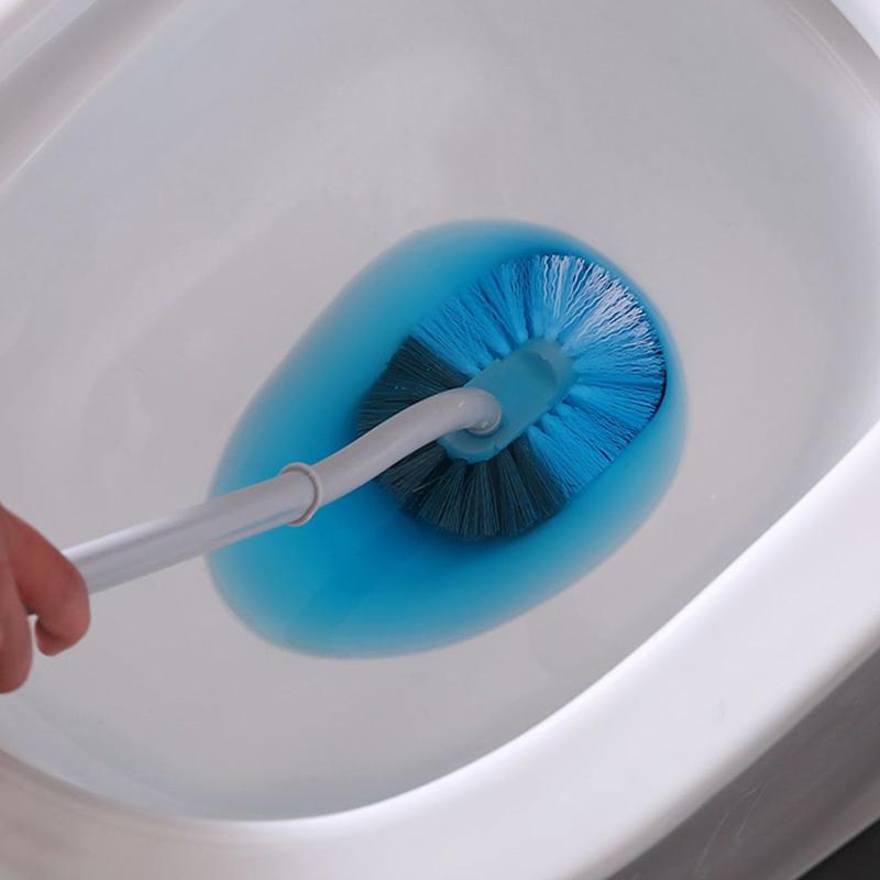 Туалетная щетка Аксессуары для дома Инструменты для уборки ванной комнаты Очистите туалетную щетку без мертвых углов Настенный бытовой