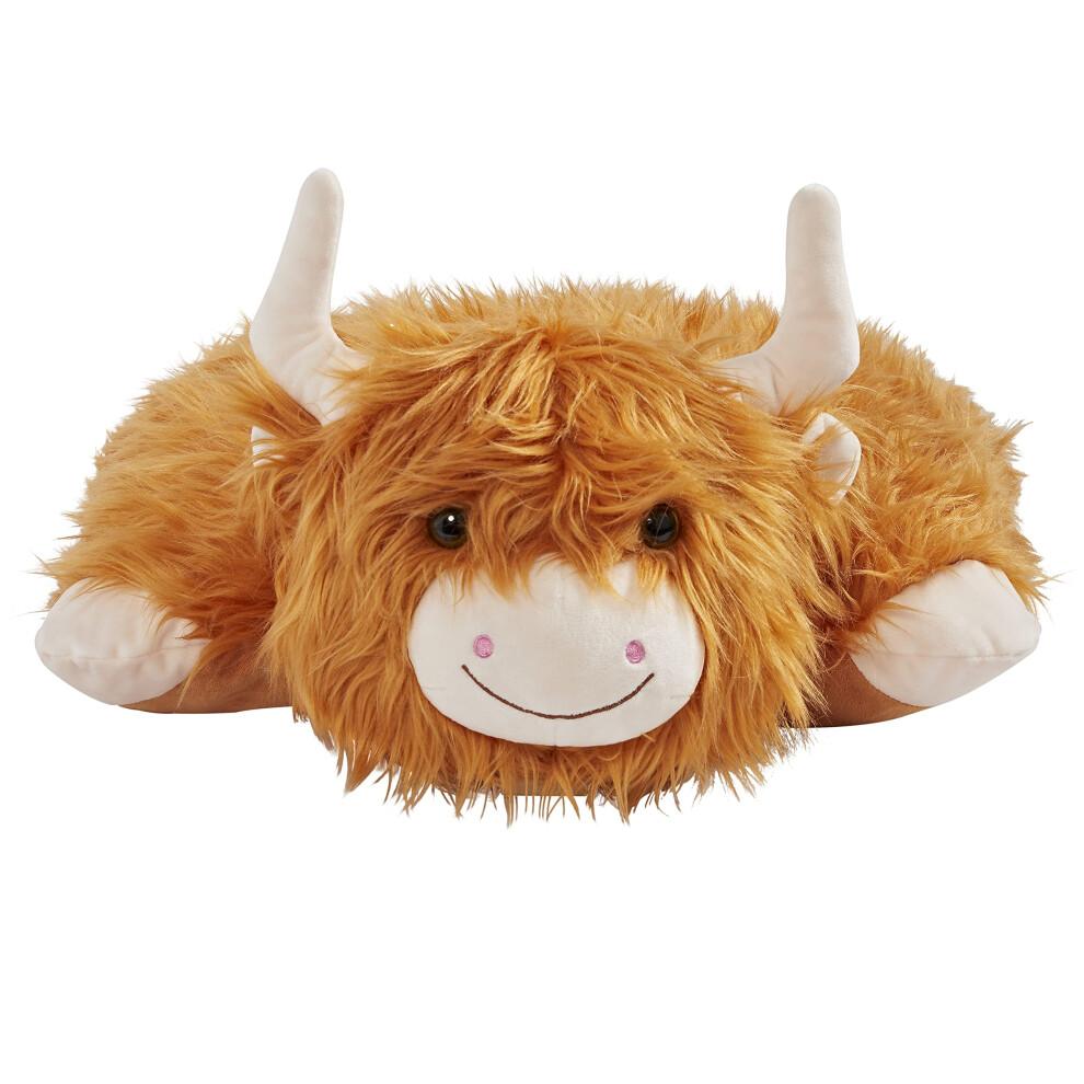 Pillow Pets 18"""" Highland Cow Pl schtier