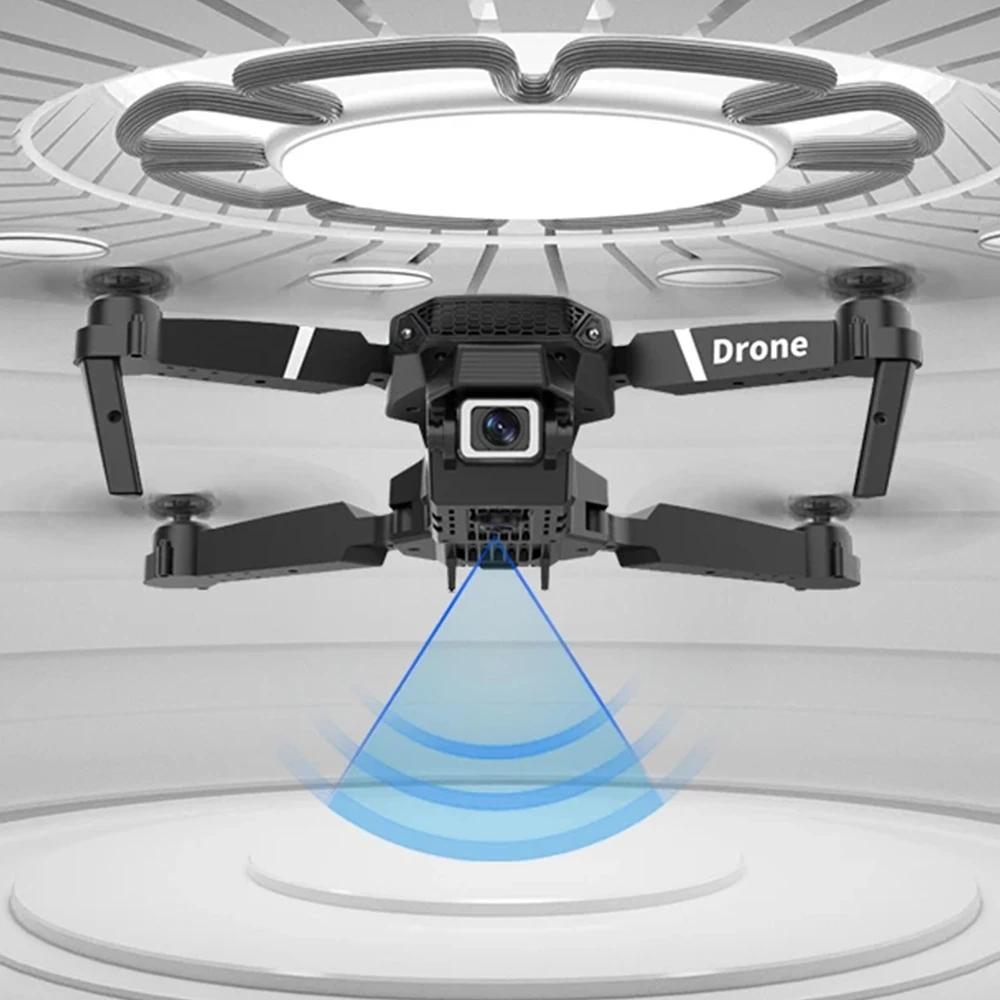 Профессиональный Дрон E88 4K Широкоугольная HD 1080P Камера WiFi FPV Удержание Высоты Складной Радиоуправляемый Дрон Квадрокоптер Вертолет Детские Игрушки
