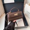 Портативная маленькая квадратная сумка, Ретро сумка через плечо, Модная сумка Kelly для поездок на работу высокого класса