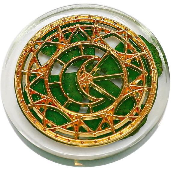 Real Four Leaf Clover Good Luck Pocket Token, Preserved, 1.25” (CLOVER01)