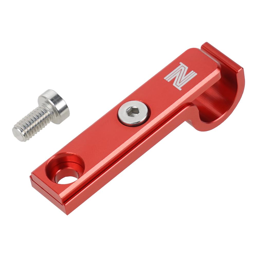 NICECNC For Yamaha Raptor 700 2012-2020 Brake Hose Line Hose Clamp Holder ATV Single Cable Guide Aluminum Accessories Black Red