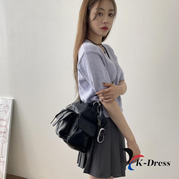 Кожаная сумка через плечо Lucky Pocket, большая сумка через плечо