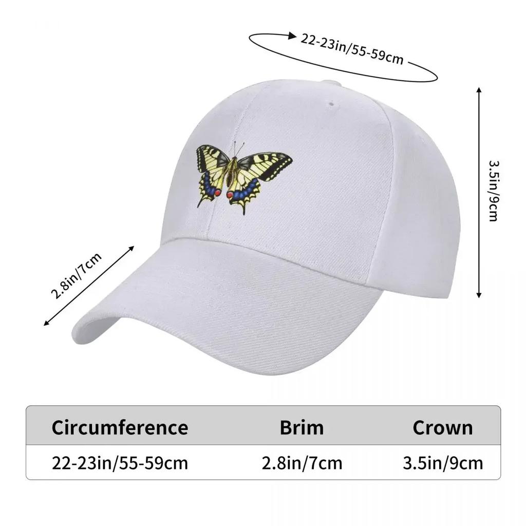 Swallowtail Butterfly Baseball Cap Sunhat Luxury Cap Rave Women's 2024 Men's