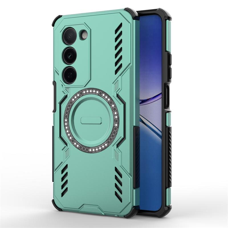 For Oppo A5 4G Case Oppo A5 4G Global Anti-knock Magnetic Adsorption Wireless Charge Back Cover For Oppo A5 4G Case 6.67 inch