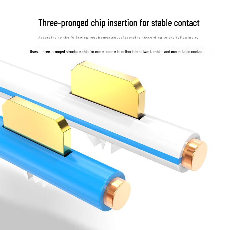AUCAS Cat6 RJ45 Security Locking Connector
