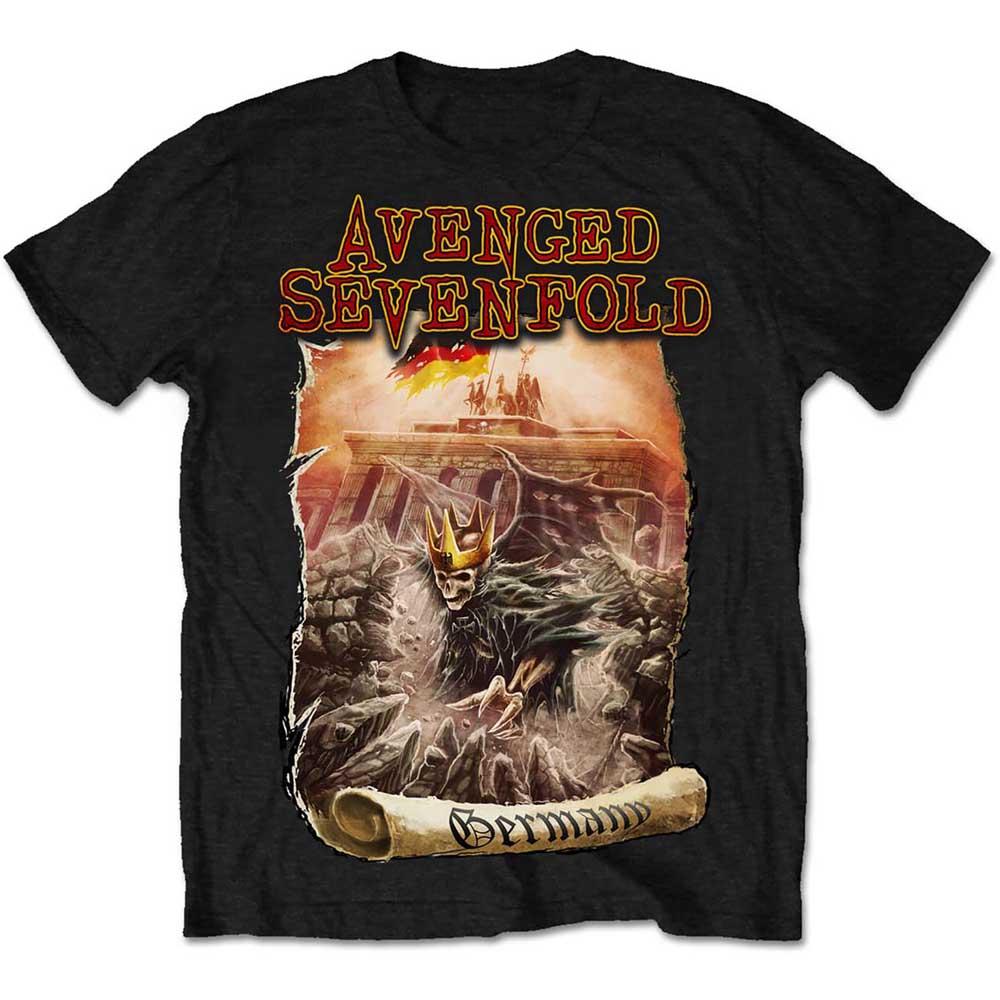 Bloody Trellis Avenged Sevenfold Band T-Shirt Cotton Graphic Tee Unisex Women Summer Streetwear