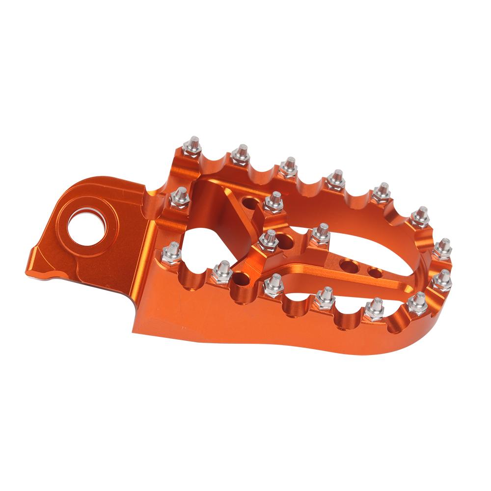 For Fantic XMF XEF 125 X MF X EF Motorcycle Accessories Footrest Footpeg Foot Pegs Rest Foot Pedals Wide Fat Roating Foot Pegs