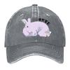 Rose: Super-cute rabbit Baseball Cap winter hats for Unisex cute New Hat Rugby Female Men's