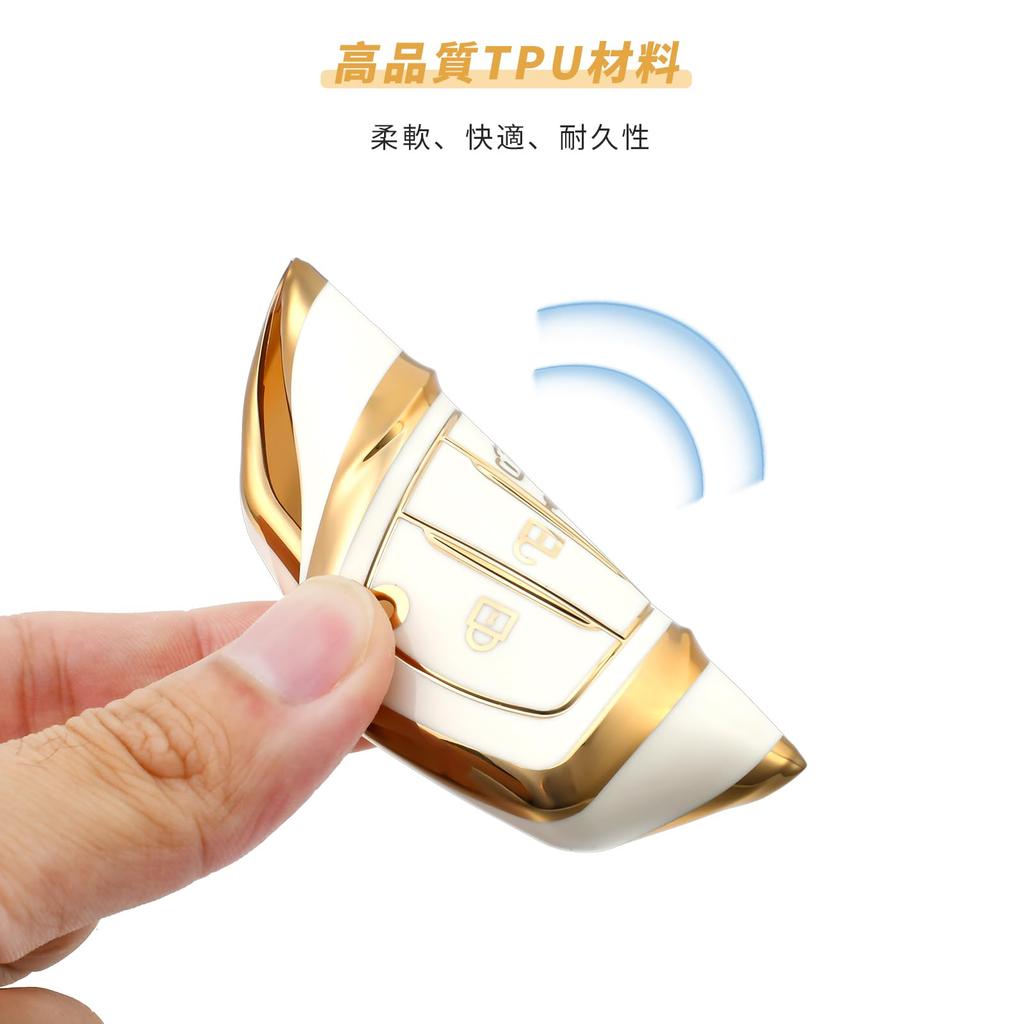 OFFCURVE Sienta Key Cover, 4 Buttons, Designed exclusively for Toyota Noah 90 Series, New