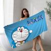 Funny D-Doraemon Cartoon Big Microfiber Beach Towels Quick Dry Towel Sand Beach Towels Pool Towel for Travel Swim Pool Yoga