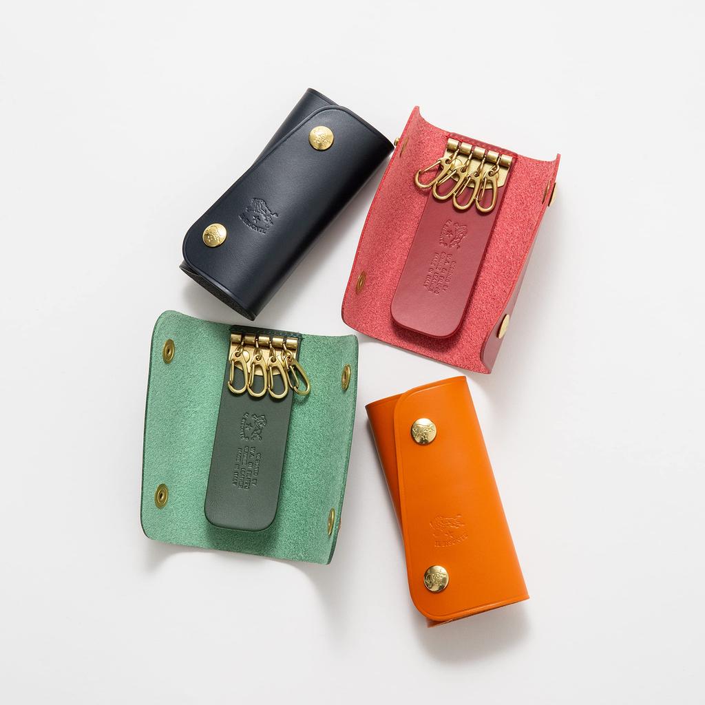 Key Case F Dark Brown [IL BISONTE] 54_1_5412305250