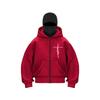 Men Zip Hoodie Winter Warm Casual Sweatshirt Y2K with Hooded Face Mask Zipper Design Sports Jacket Outdoor Activities