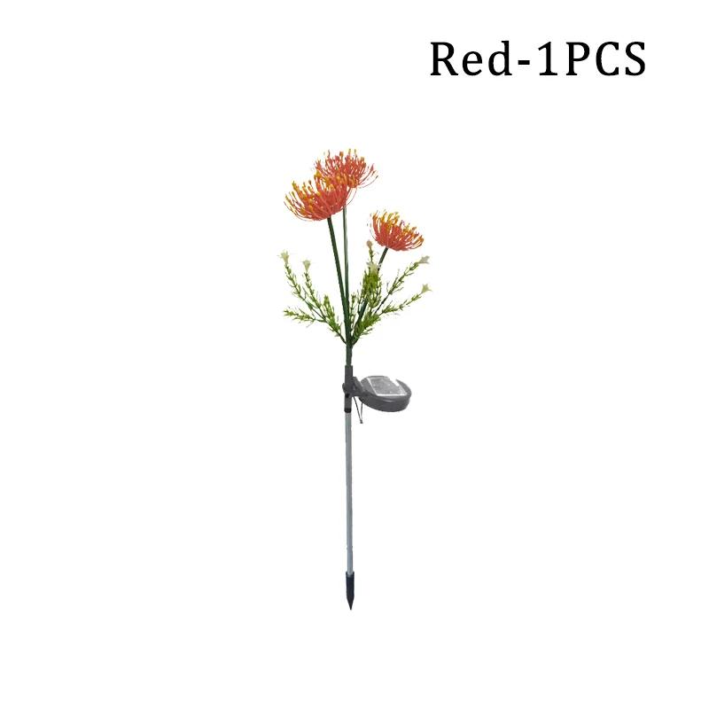 Солнечные садовые светильники, солнечные светильники для цветов со светящимися цветочными стеблями, солнечные светильники для улицы, для украшения сада и двора, подарок