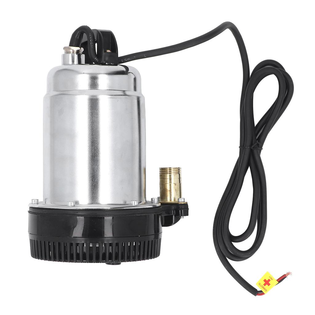 Погружной насос постоянного тока DC12V 180W 3m3h из нержавеющей стали, подъем 8 м, погружной насос для скважин