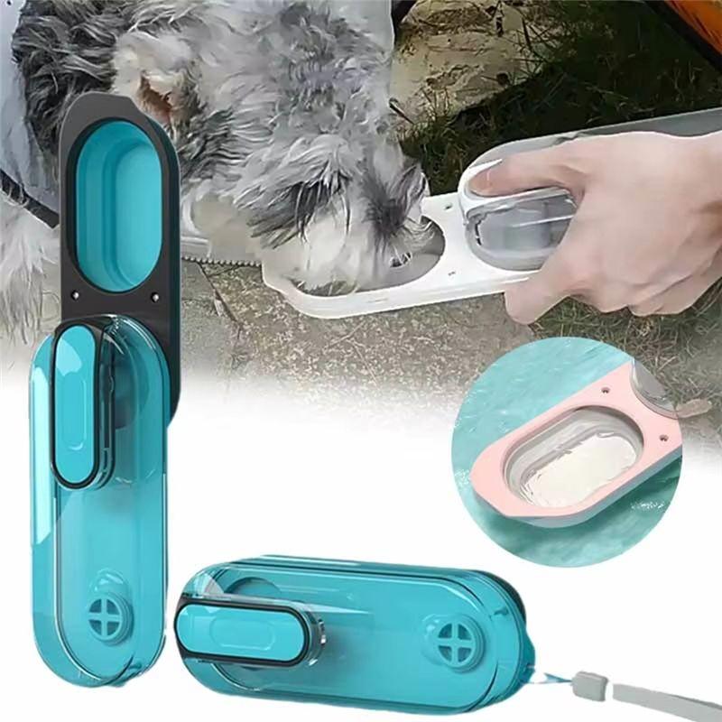 AEE2-Portable Pet Water Bottle 285ML, Drop-Resistant Water Dispenser For Cats And Dogs, Ideal For Outdoor Use