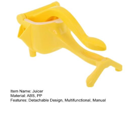 Fruit Juicer Multifunctional Ergonomic Design Large Capacity Simple Cleaning Detachable Squeeze Juice Food Grade Non-electric Lemon Squeezer