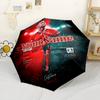 Cristiano Ronaldo Customize Your Name Umbrella Outdoor Automatic Umbrella Compact 8-Rib Lightweight Compact Design All-Season Umbrella for Travel