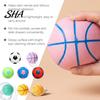 Stress Management Tool Soccer Basketball Ball, TPR Fidget Squeeze Toy for Adults Hand Therapy Kids, Soft Decompression Anxiety Relief, Party Birthday