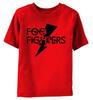 Official Foo Fighters Logo Toddler Child Red T Shirt Foo Fighters Toddler Tee