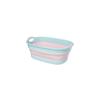 Isetou Pet Bath Soft Tub Wide Pink 23L (600cm W x 400cm D x 100cm H) Made in Japan, Foldable, with