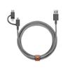 Native Union Belt Кабель Универсальный (Usb-A - Usb-C, Micro Usb, Lightning) 2 м, Зебра
