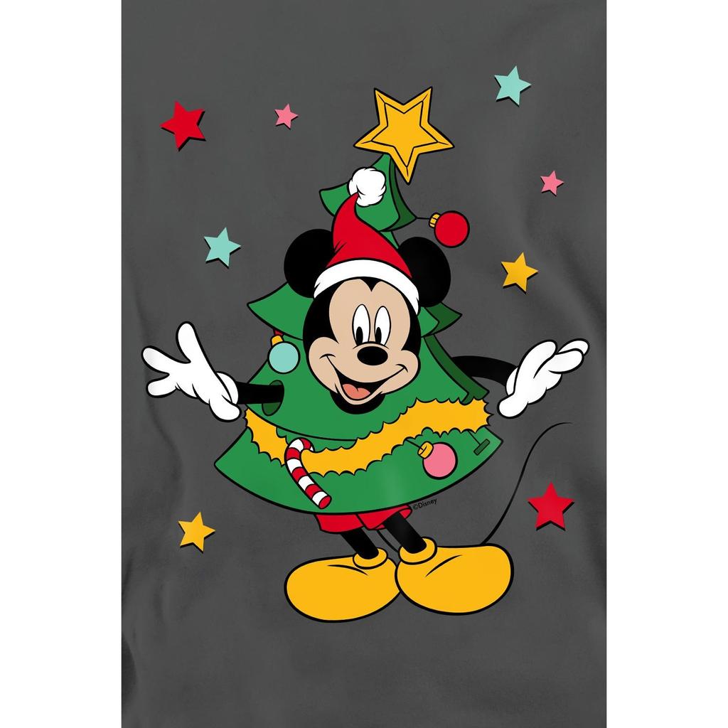 Disney Unisex Adult Mickey Mouse Christmas Tree Sweatshirt