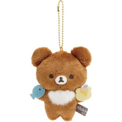 San-X Подвесная плюшевая игрушка Rilakkuma, Chairoikoguma MO67501
