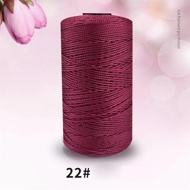Ручная работа, ремесло, витой шнур макраме, сделай сам, свадебный декор, полипропиленовая швейная нить, 34 цвета, веревка