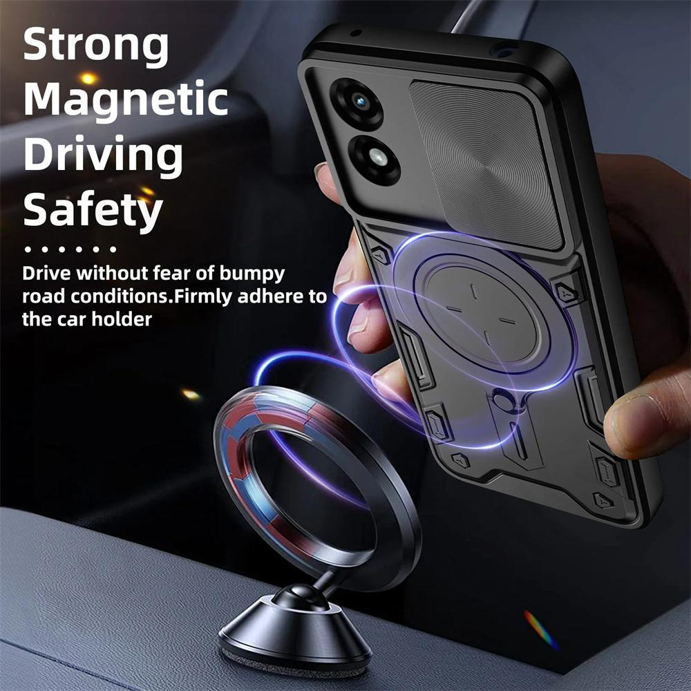 Бронированный чехол для Motorola Moto Edge 50 Pro 40 30 20 Neo Pro Lite G84 G54 G14, магнитное вращающееся защитное кольцо для камеры, крышка-подставка на 360 градусов