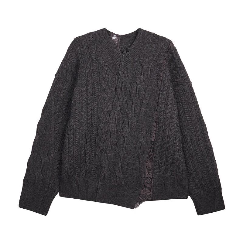 СВИТЕР ПУЛОВЕР ИЗ СМЕСИ КАШЕМИРА С V-ОБРАЗНЫМ ВЫРЕЗОМ ОСЕНЬ 2023