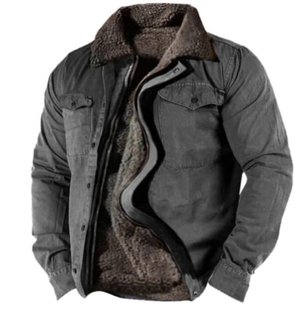 Мужская повседневная камуфляжная спортивная толстовка с длинным рукавом на молнии, свободная хлопковая куртка, пальто