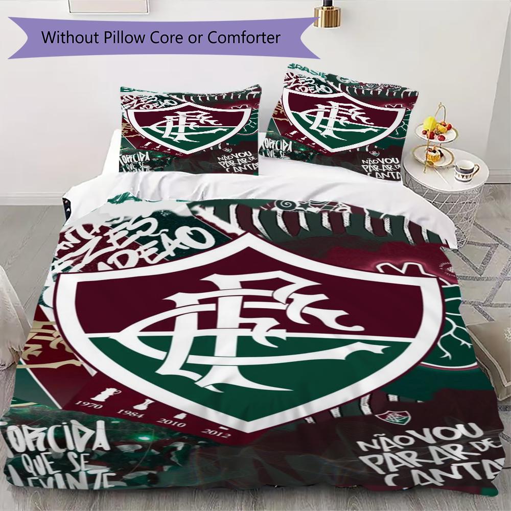 Fluminense Pattern Bedding,Quilt Set Quilt Cover Pillowcase Home Birthday Gift(1 * duvet cover + 2 * pillowcase, without core)_lx