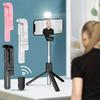 Портативный Bluetooth Селфи-палка Штатив Держатель с Пультом Затвора Заполняющий Свет Выдвижной Беспроводной Пульт Выдвижная Подставка для Телефона