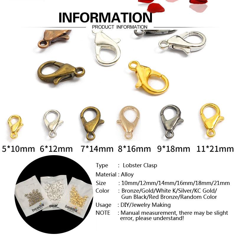 Товары для вечеринок 10 шт./лот DIY модные ювелирные изделия фурнитура для изготовления ювелирных изделий сплав популярный карабин для ожерелья браслет крючки цепи высокое качество