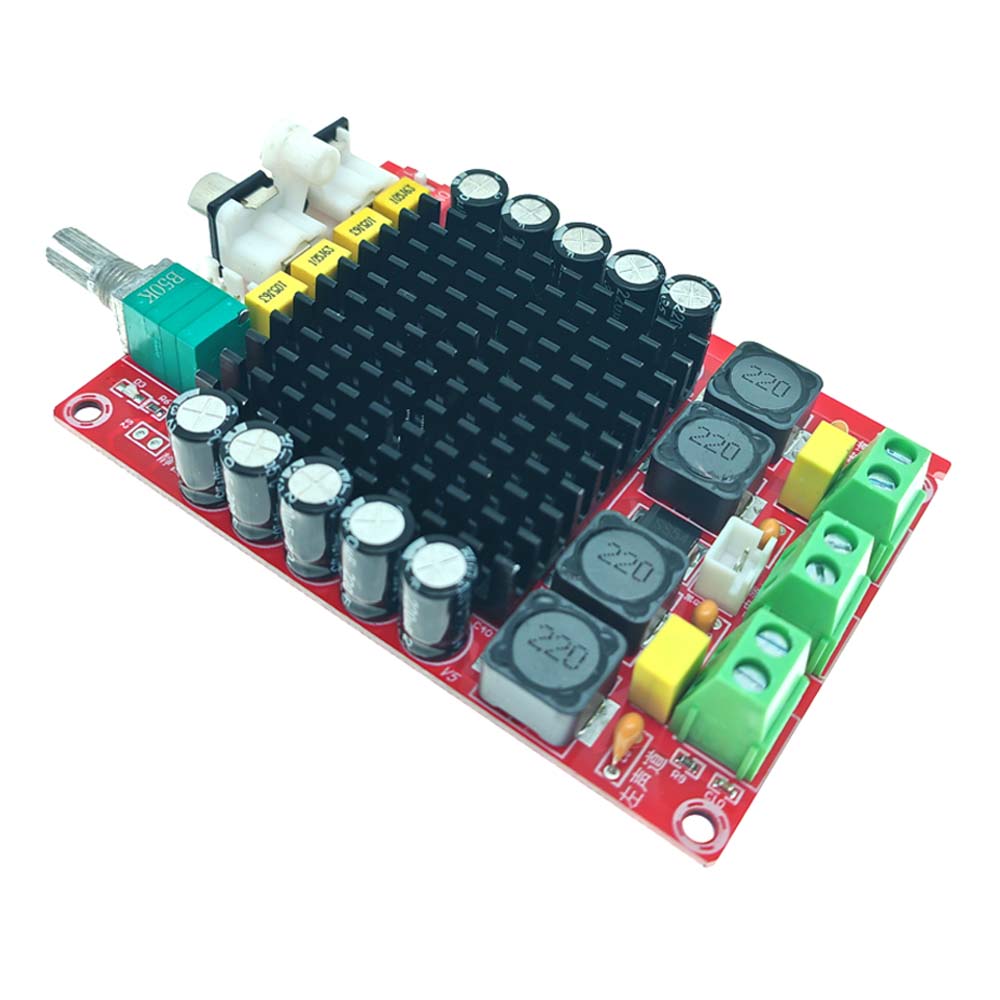 Плата усилителя TDA7498 Класс D 2X100 Вт Двухканальный Аудио Стерео 80 Вт + 80 Вт Модуль платы цифрового усилителя XH-M151