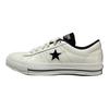 Converse Серия One Star кожаные классические и универсальные низкие парусиновые кеды унисекс черно-белая строчка
