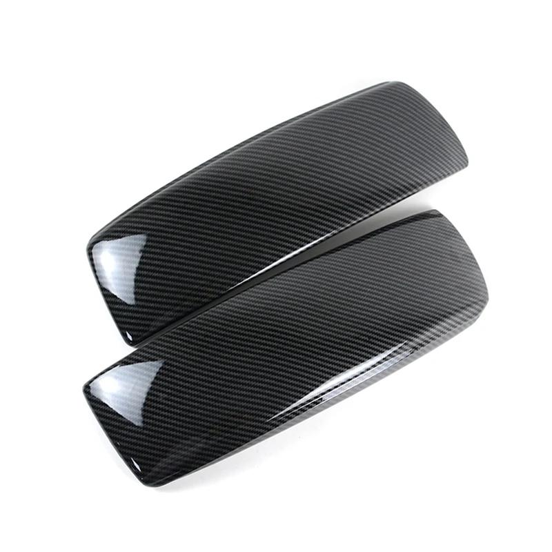 E70 E71 Car Center Console Armrest Box Panel Trim For BMW X5 E70 2008-2013 X6 E71 2008-2014 Storage Box Cover ABS Carbon Fiber